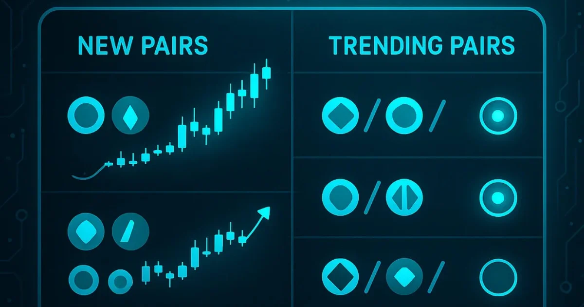 New Pairs vs Trending Pairs: Signal Timing on DEXTools