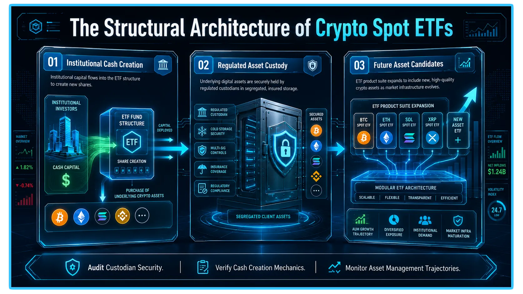 Crypto Spot ETFs revolutionizing digital asset investment, enhancing transparency and institutional access to cryptocurrencies.