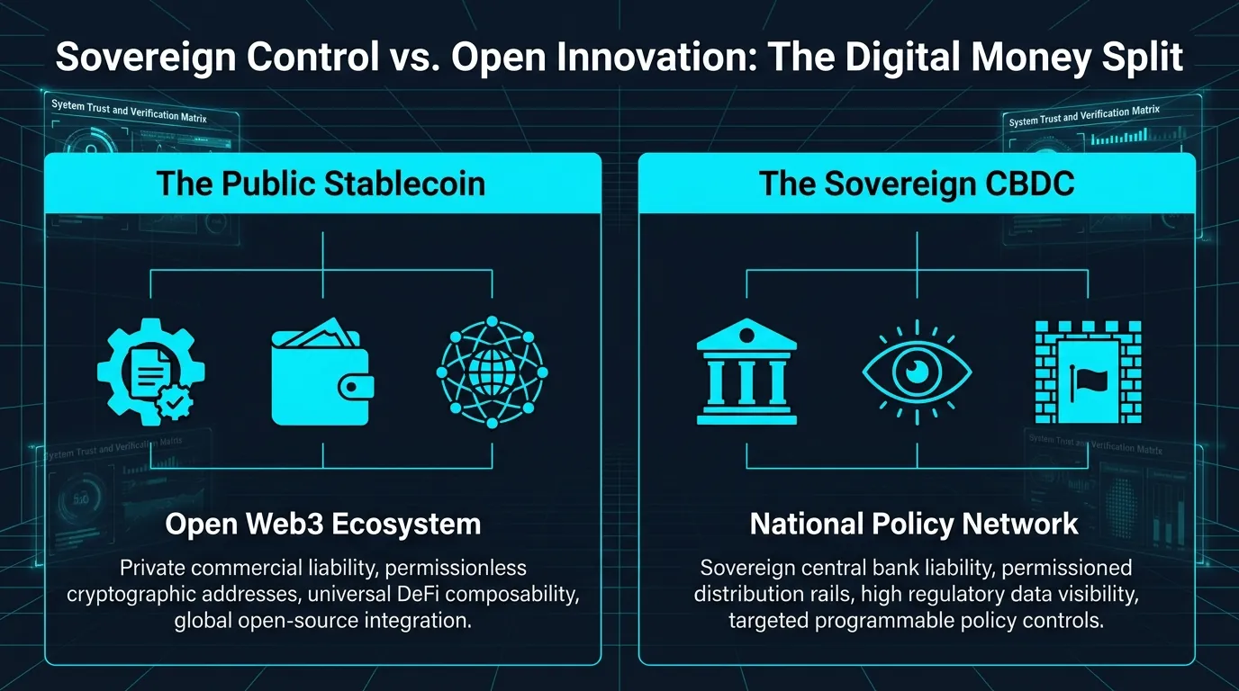 CBDCs vs Stablecoins: Key Differences for Crypto Users