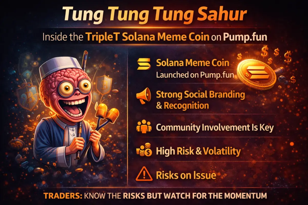 Tung Tung Tung Sahur, a trending Solana meme coin, gaining traction on Pump.fun amidst viral online culture.