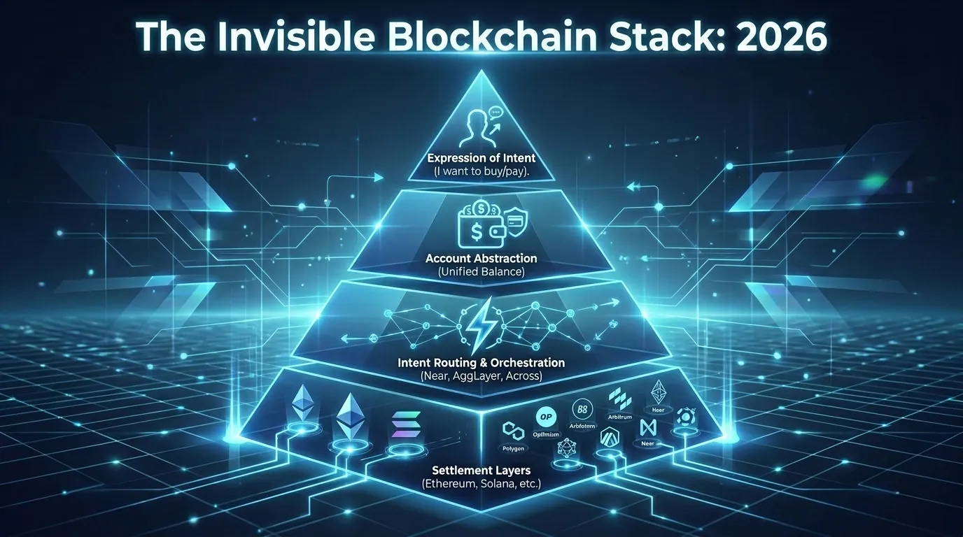 Blockchain technology evolution: Layer 1 vs. Layer 2 competition shifts towards application dominance in Web3.