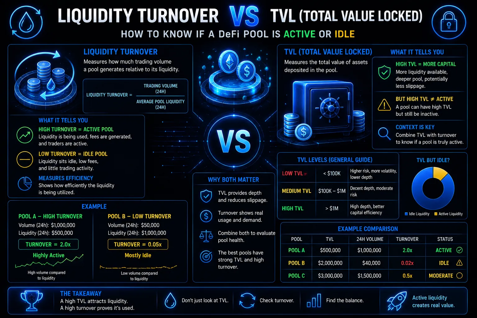Liquidity Turnover vs TVL: How to Know If a DeFi Pool Is Active or Idle