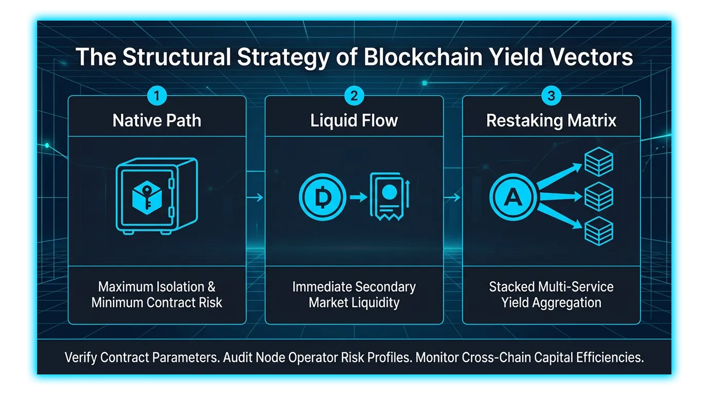 Native Staking vs Liquid Staking vs Restaking: Decision Tree