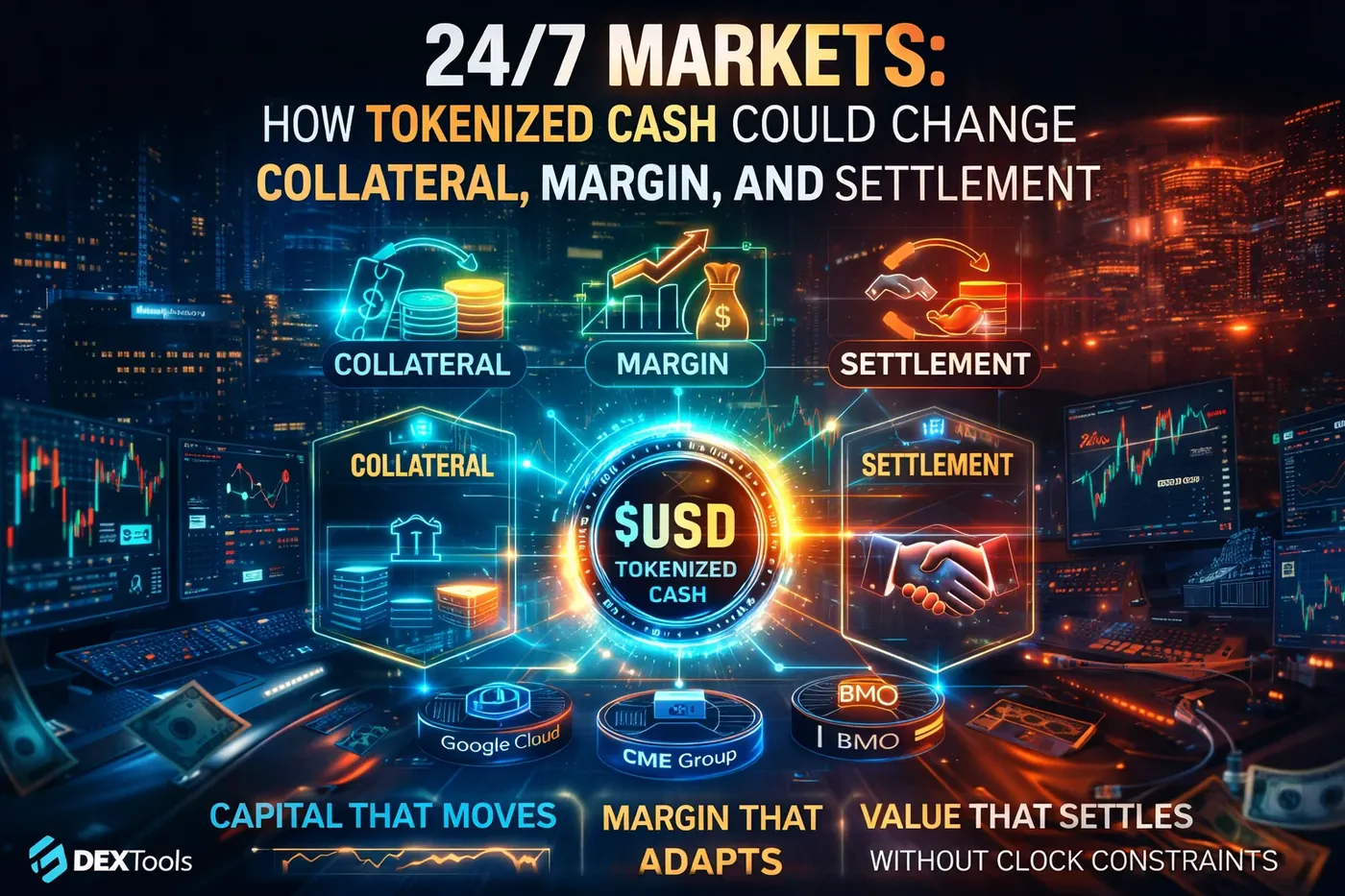 Tokenized cash revolutionizes crypto trading by enabling 24/7 market access and reducing friction in financial transactions.