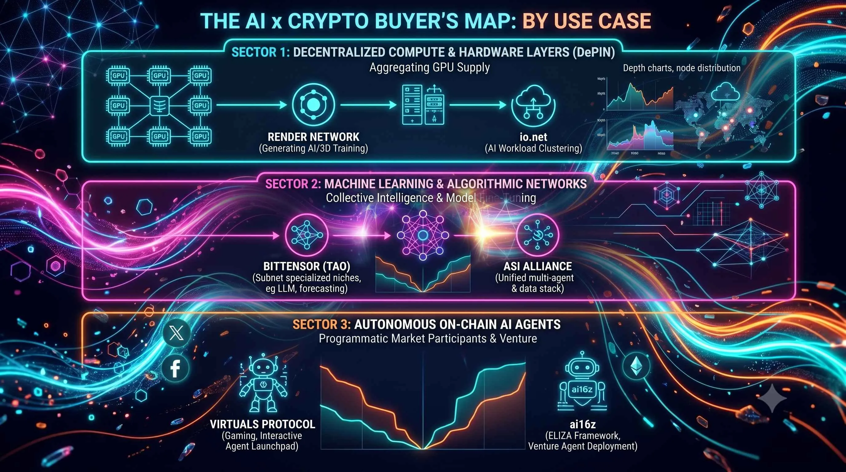 Top AI x Crypto Tokens by Use Case: A Buyer's Map