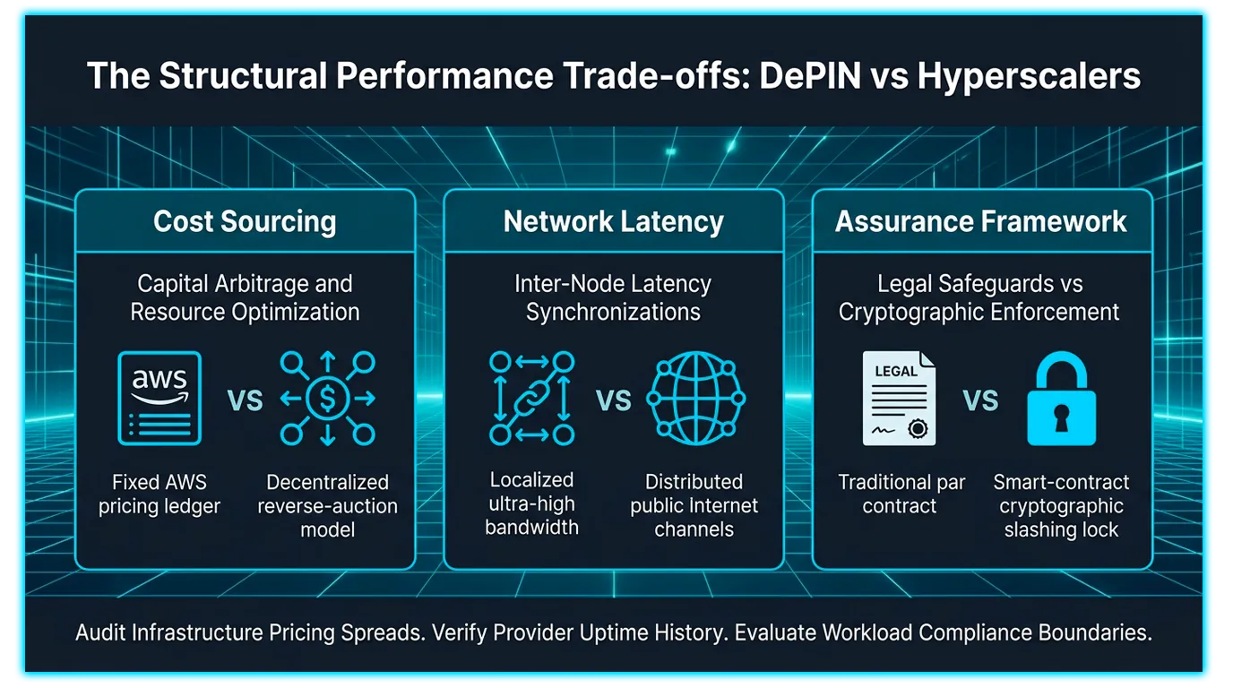 DePIN vs. Traditional Cloud: Cost, Reliability, and Risks