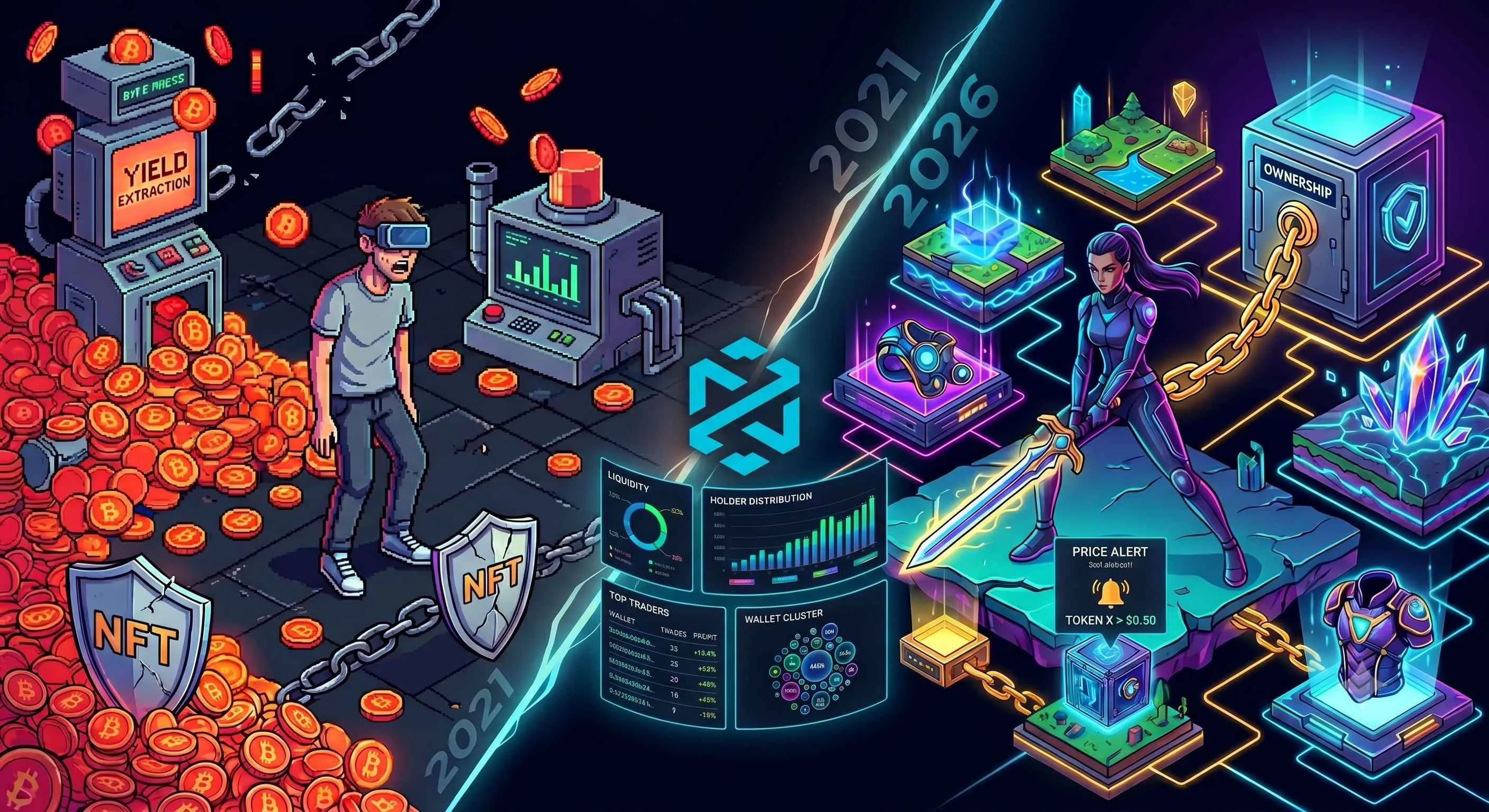 Play-to-Earn vs Play-to-Own: GameFi Evolution Since 2021