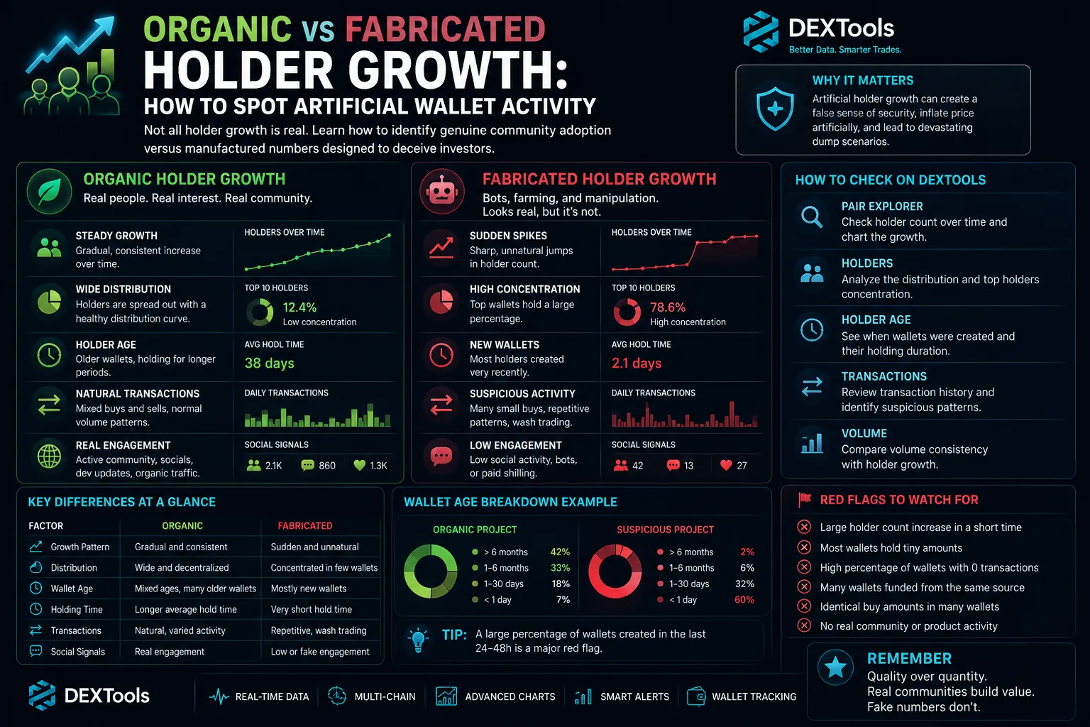 Graph illustrating the rise in cryptocurrency holder counts, highlighting potential demand and community interest in DeFi markets.