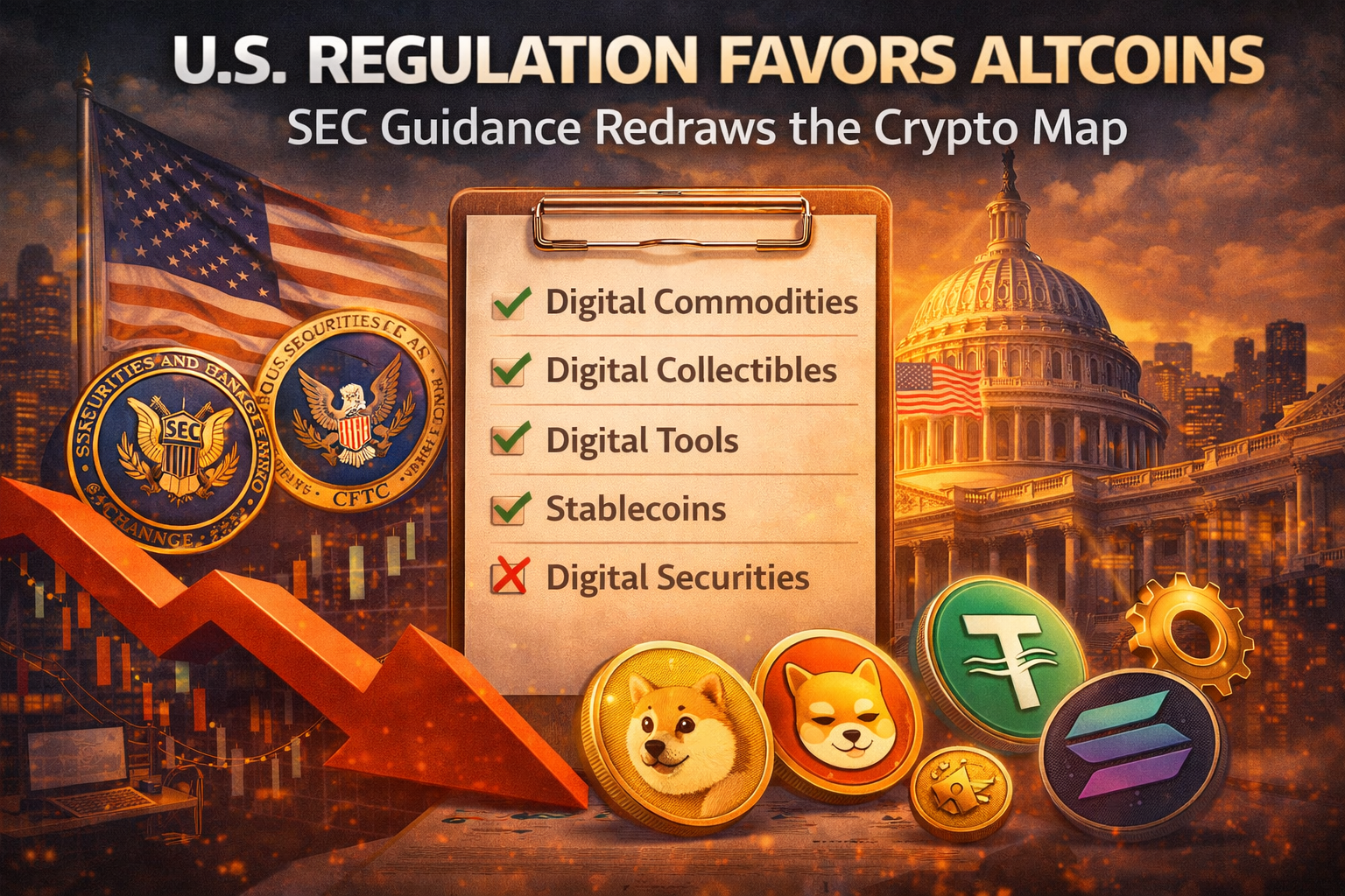 US regulatory changes positively impact altcoins, clarifying crypto asset classifications and easing compliance burdens.