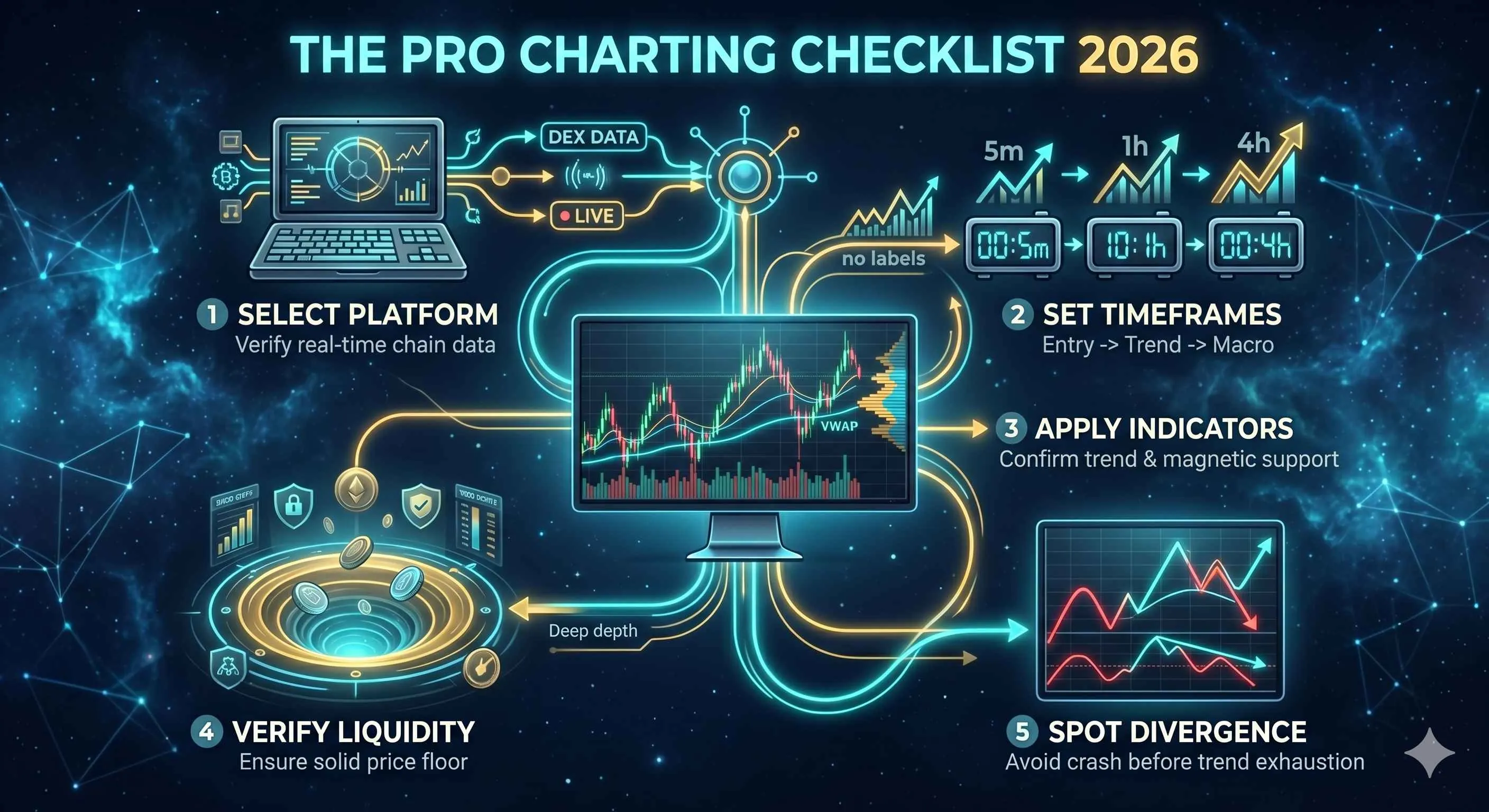 Meme coin trading chart showcasing indicators and setups for 2026 market analysis and investment strategies.