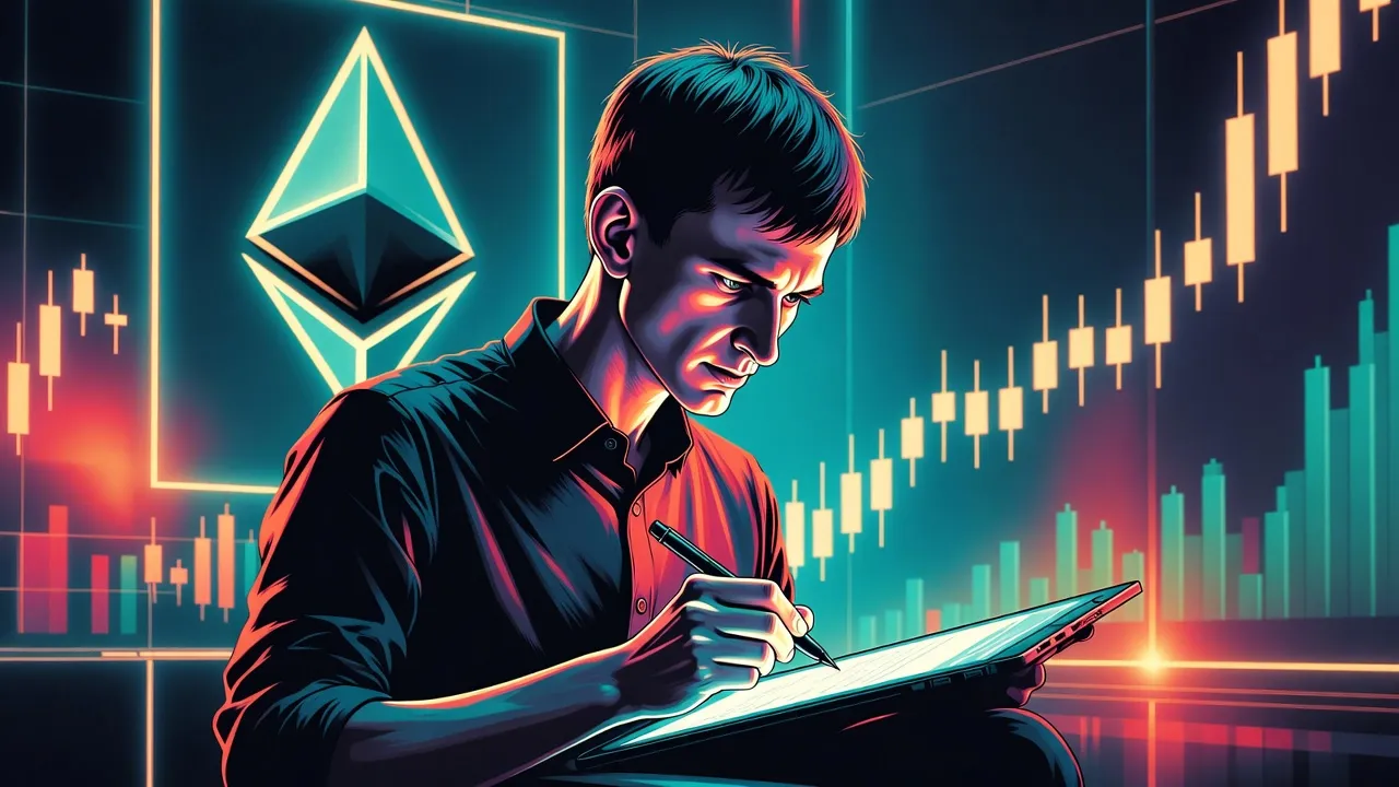 Vitalik Buterin discusses Ethereum's Sanctuary Vision at a conference, highlighting the future of cryptocurrency innovation.