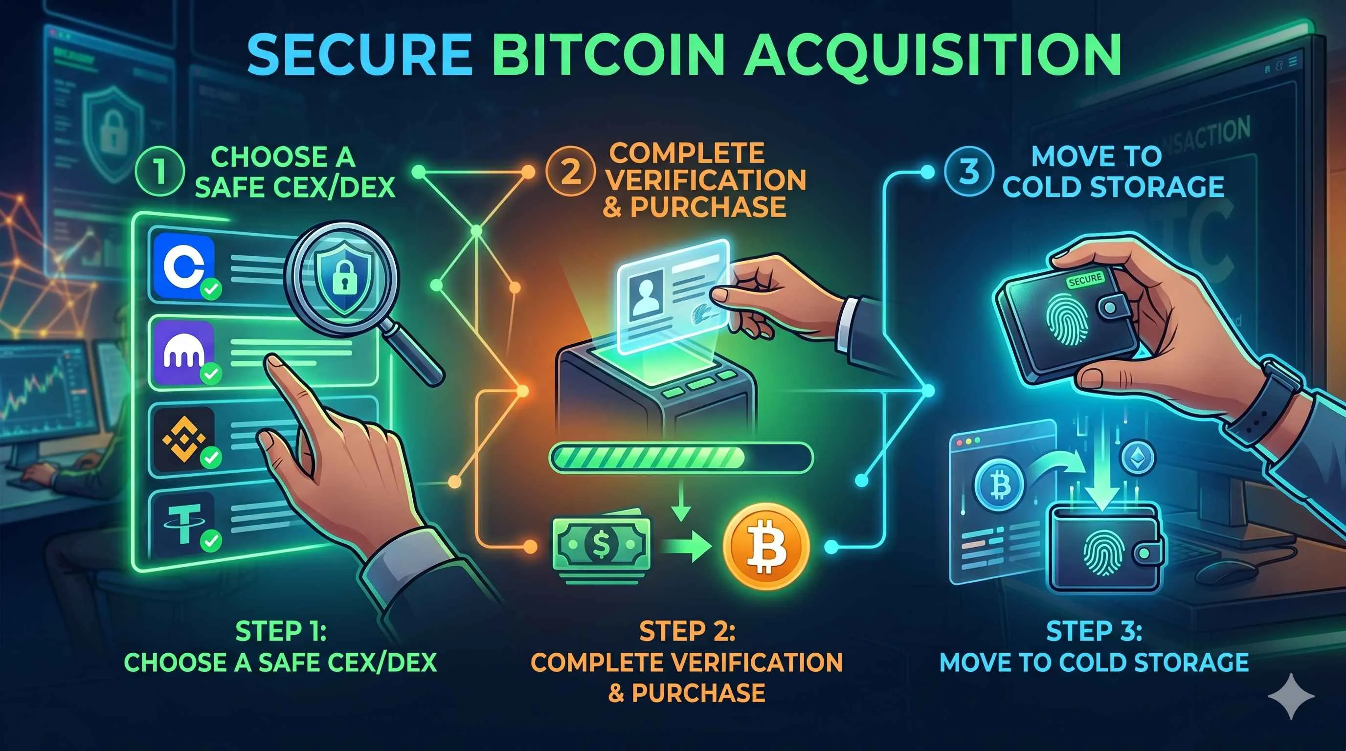 How to Buy Bitcoin Safely: Step-by-Step Guide (2026)