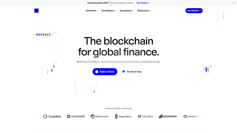 Base network homepage and ecosystem