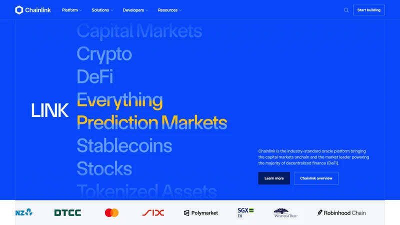 Chainlink data feeds and price oracle dashboard