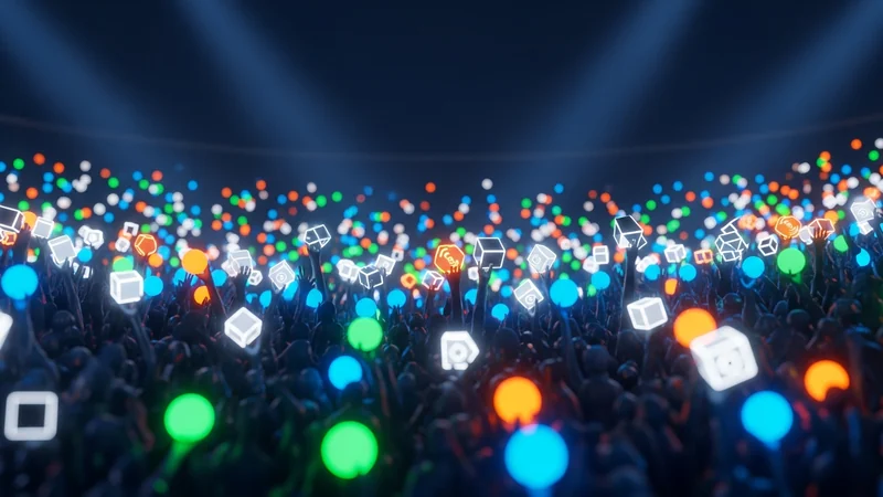 Fan token holders voting in polls and accessing team rewards on a sports engagement platform