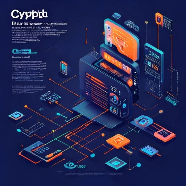 Hardware wallet next to laptop showing crypto wallet security setup with seed phrase protection