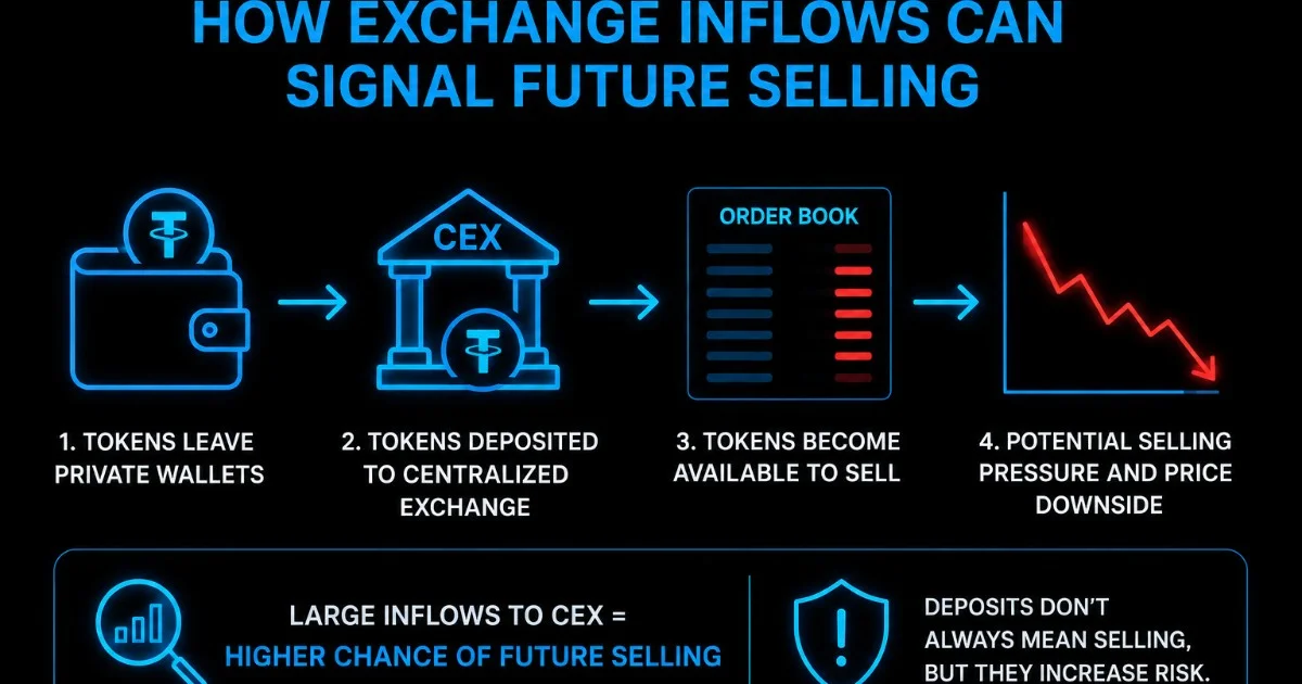 CEX Deposit Pressure: How Exchange Inflows Can Signal Future Selling