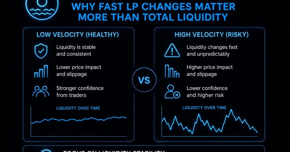 Liquidity Velocity: Why Fast LP Changes Matter More Than Total Liquidity