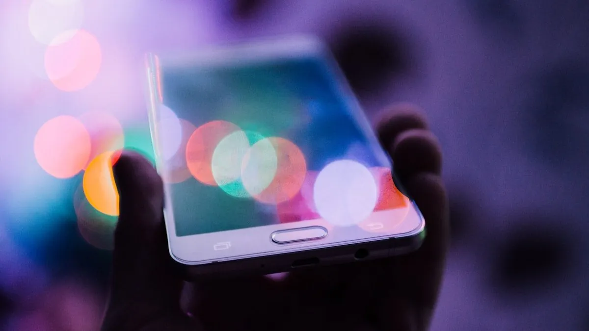 Cryptocurrency coins in digital ecosystem