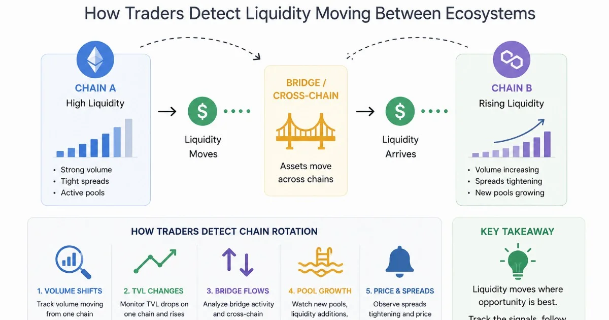 Chain Rotation: How Traders Detect Liquidity Moving Between Ecosystems