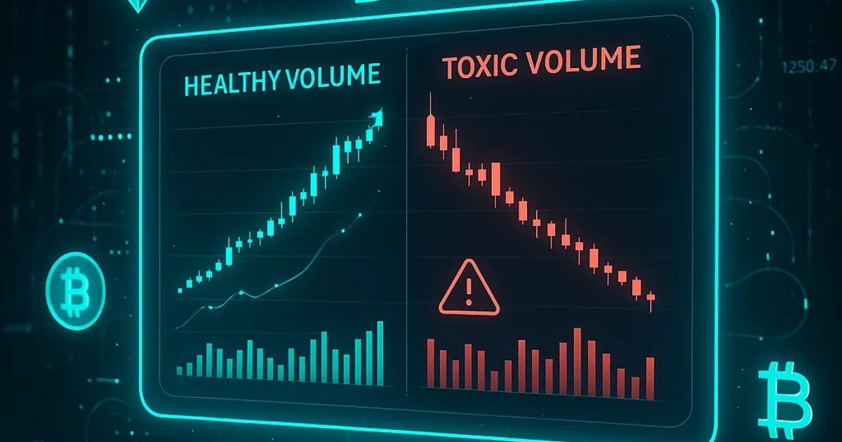 Healthy vs Toxic DEX Volume Explained