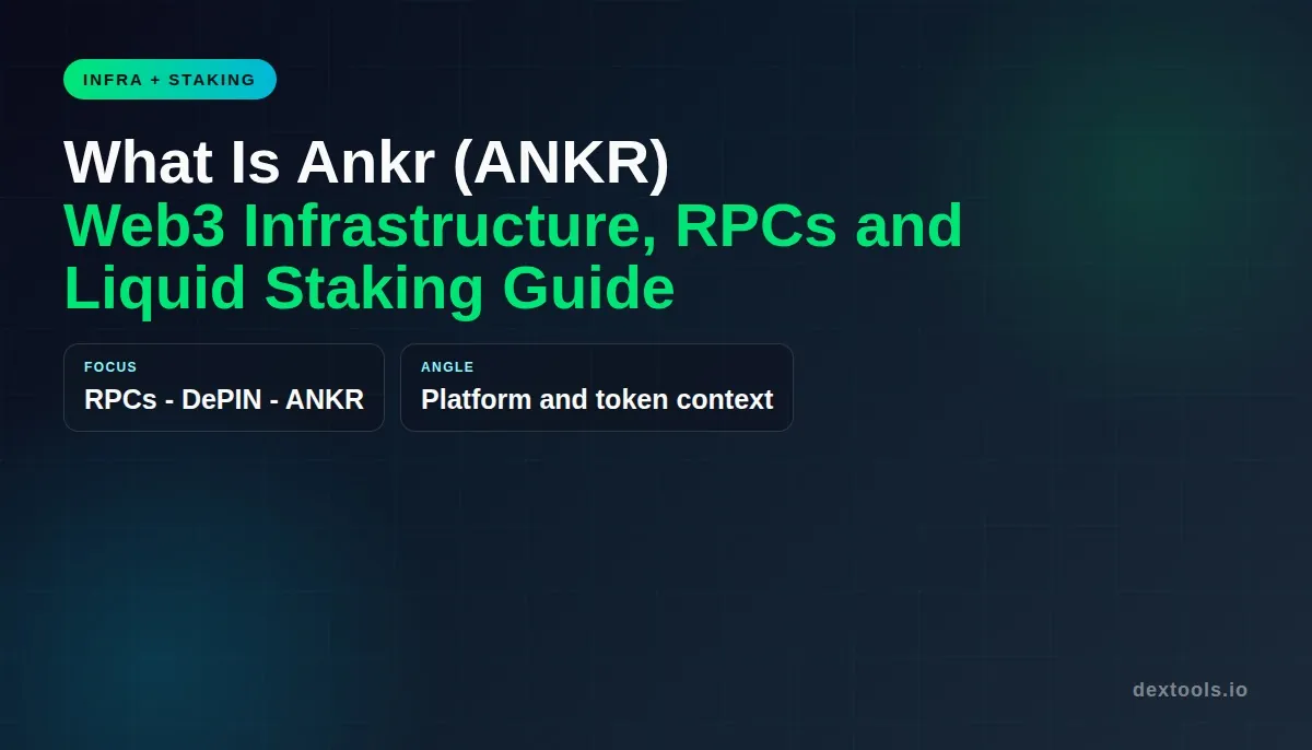 What Is Ankr (ANKR): Web3 Infrastructure, RPCs and Liquid Staking Guide (2026)