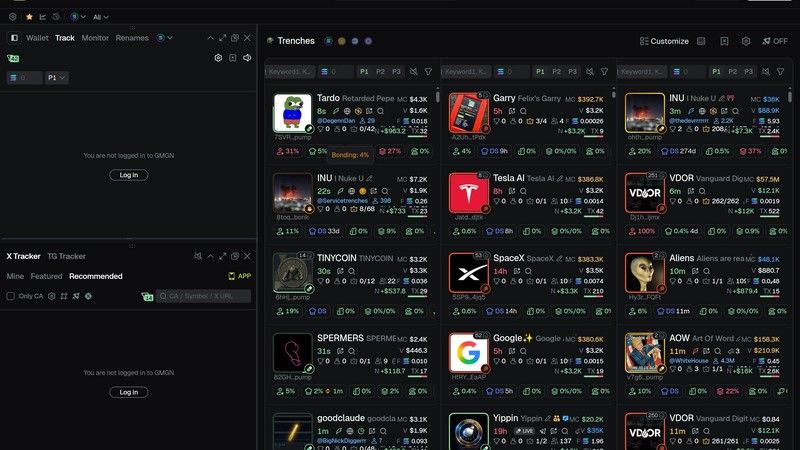 GMGN screenshot for Solana trading terminal article