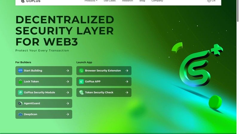 GoPlus Security screenshot for rug pull checker guide