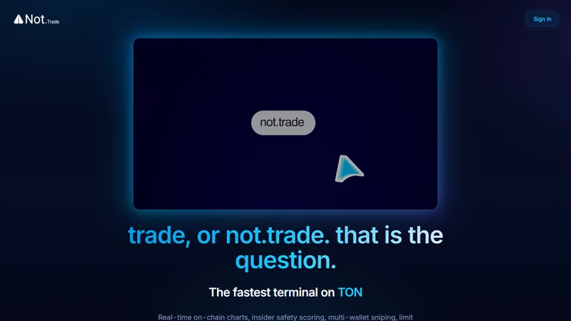 Not.Trade token info panel showing INSIDERS BUNDLERS DEV LP LOCK safety badges with percentages
