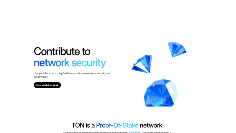 TON staking workflow showing wallet setup, route choice, deposit, rewards, and unstake planning