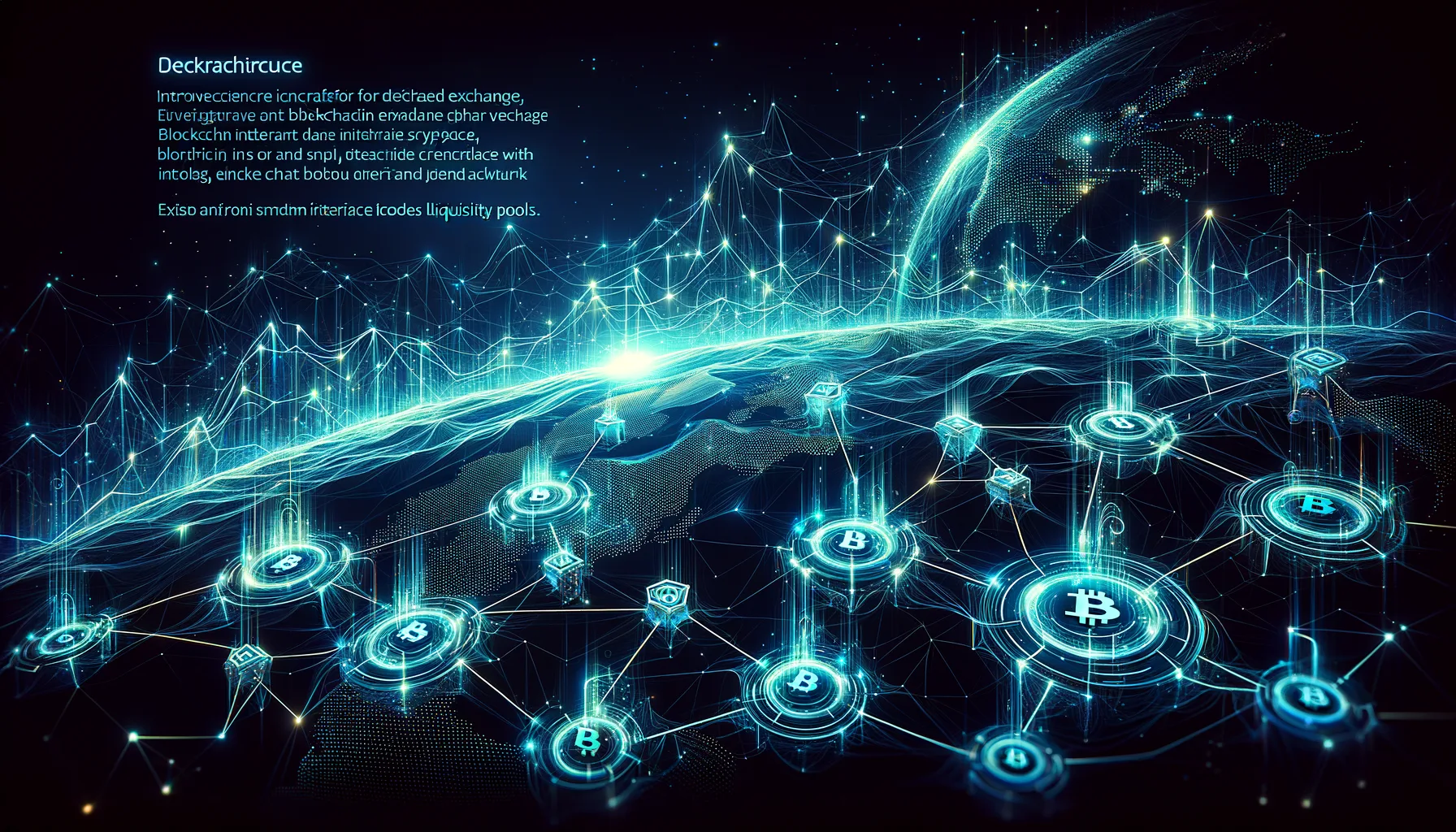 Decentralized exchange trading interface