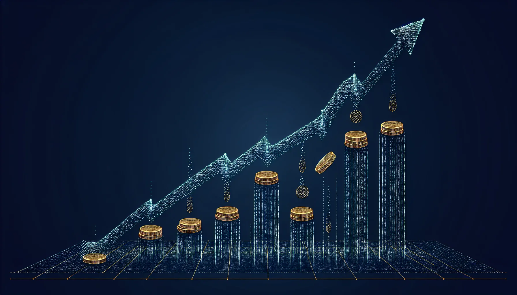 Crypto trading strategies overview with chart analysis and trading indicators