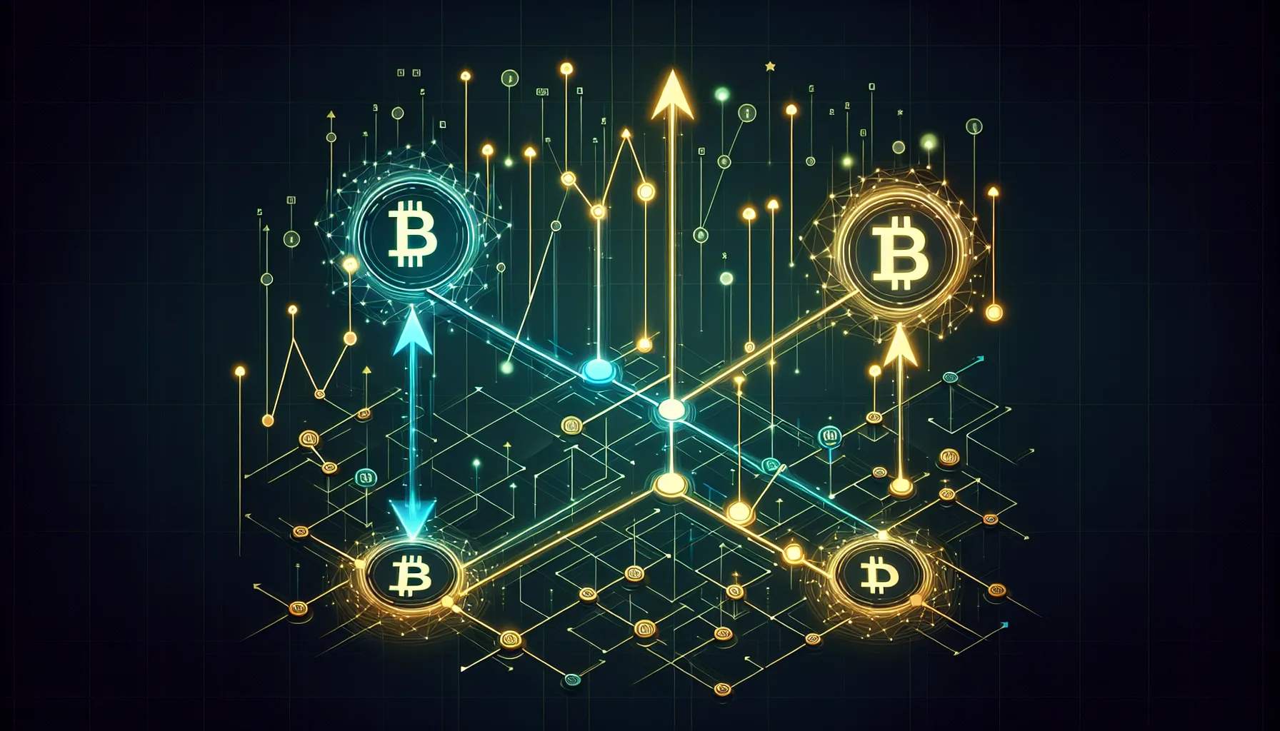 Technical analysis dashboard showing RSI, MACD, Bollinger Bands, and Fibonacci levels on crypto trading charts