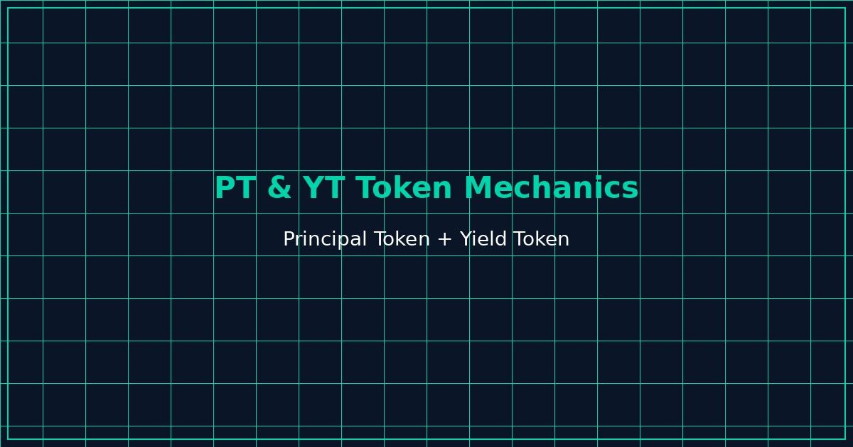 Pendle Finance PT and YT token mechanics - Principal Token and Yield Token explained