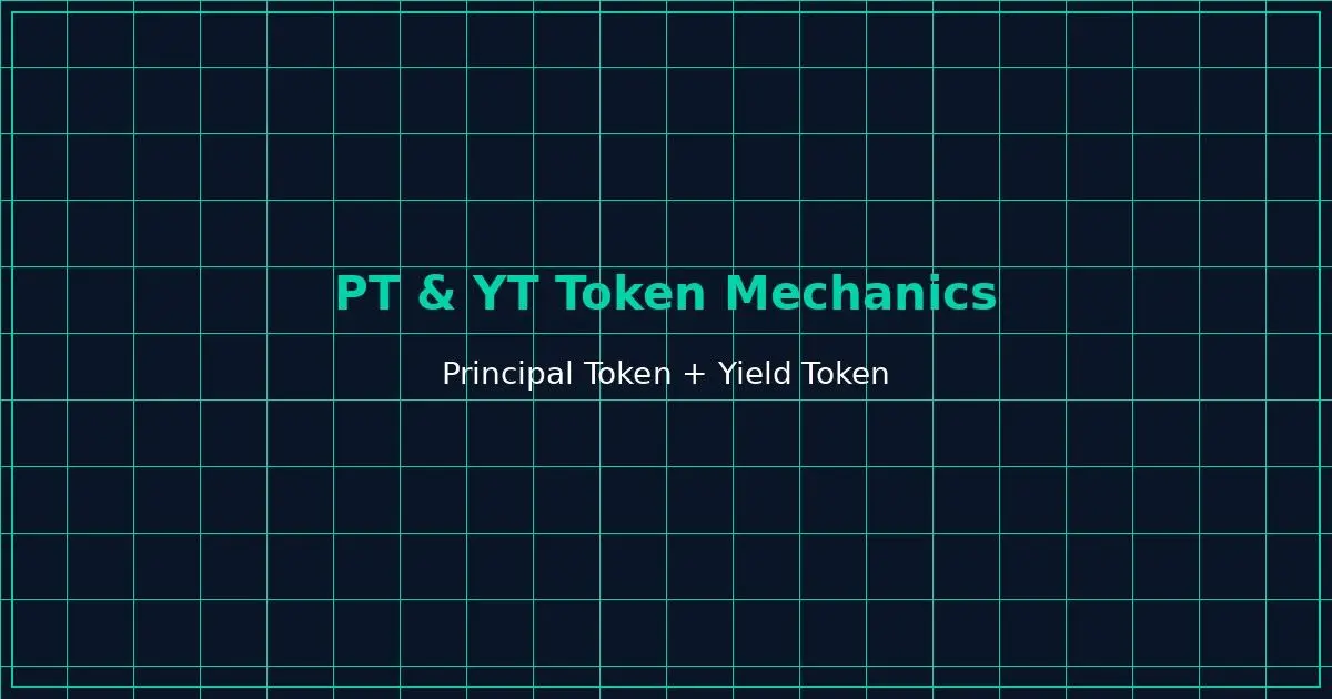 Pendle Finance PT and YT token mechanics - Principal Token and Yield Token explained
