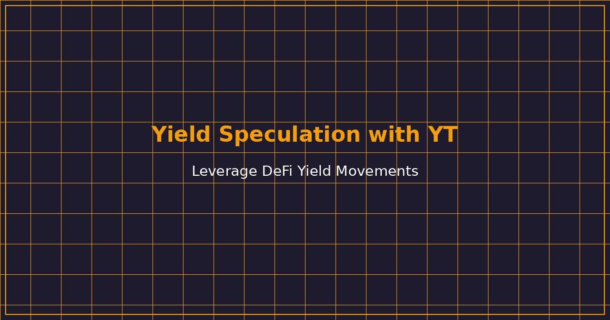 Pendle Finance YT yield speculation strategy - leveraged yield trading