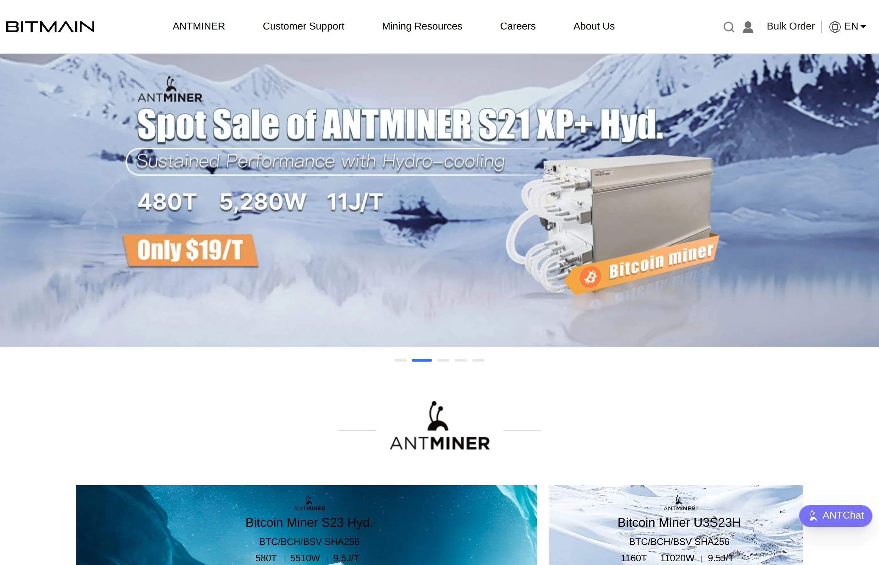 Bitmain ASIC miners