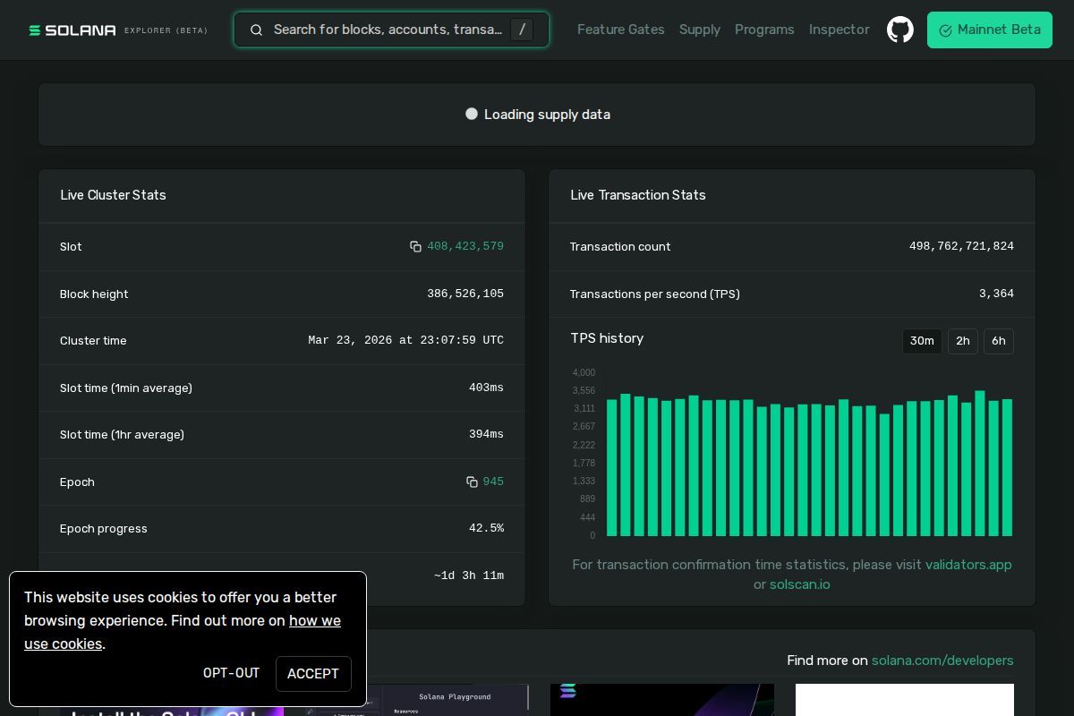 Solana Explorer - verify transactions and program instructions before signing airdrop claims