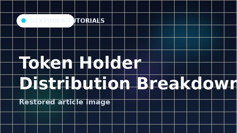 Graph showing token distribution and holder concentration analysis for cryptocurrency projects on DEXTools.