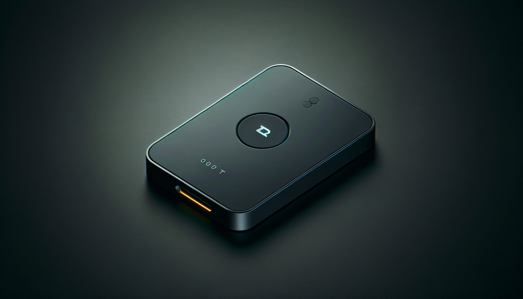 Trezor Model T hardware wallet showing the color touchscreen interface