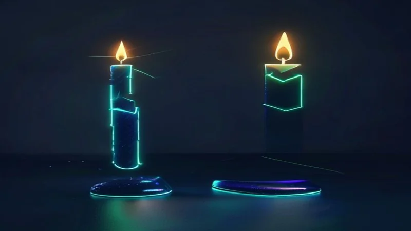 Diagram of a bullish engulfing candlestick pattern with a small bearish candle followed by a larger bullish candle