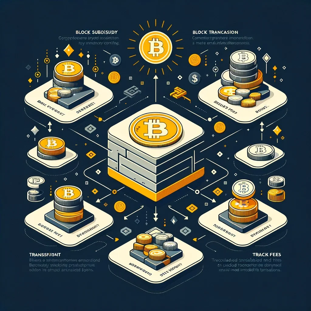 Bitcoin mining facility with rows of ASIC miners working to earn the block reward