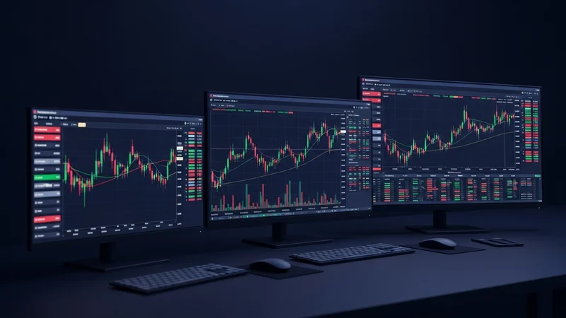 Trader reviewing a crypto day trading plan with risk management and position sizing notes