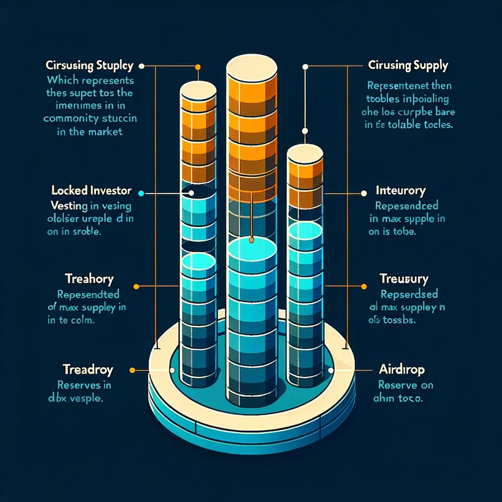 CoinGecko token detail page showing fully diluted valuation FDV next to market cap for a major cryptocurrency