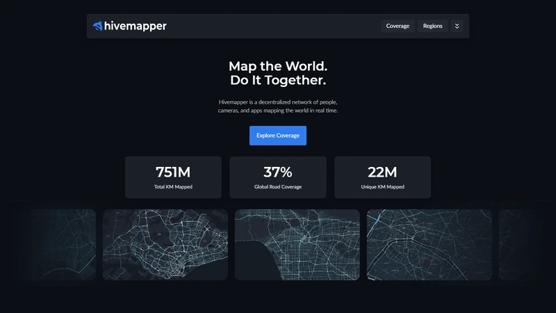 Hivemapper DePIN decentralized mapping network architecture diagram showing dashcam contributors and HONEY token rewards on Solana