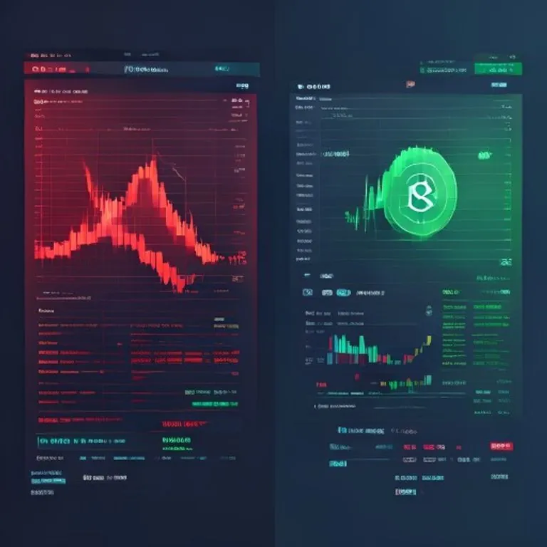 AMM versus CLOB comparison showing Uniswap concentrated liquidity pool next to traditional crypto order book