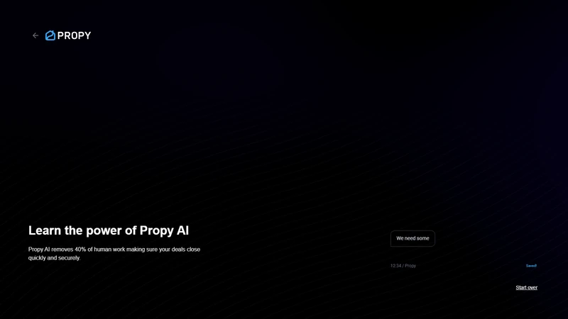 Propy blockchain real estate architecture diagram with NFT title deeds smart contract escrow and AI Agent transaction flow on Ethereum