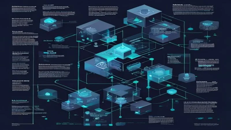 Symbiotic protocol architecture diagram showing five core components: Collateral, Vaults, Networks, Operators, and Resolvers connected in a modular flow