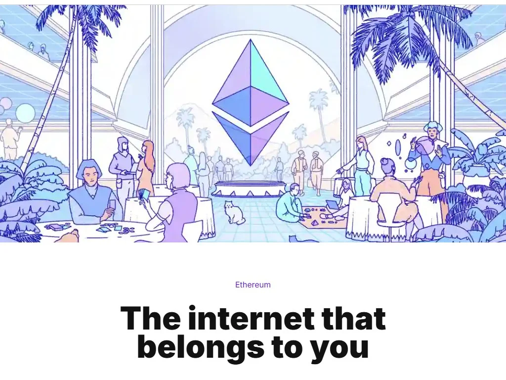 Vitalik Buterin presenting the Ethereum whitepaper concept of a programmable World Computer blockchain